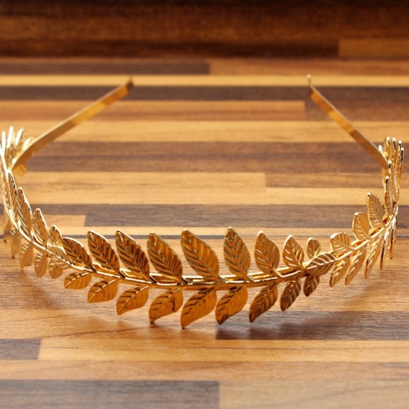 Golden Leaf Headband - Picture 6 of 7